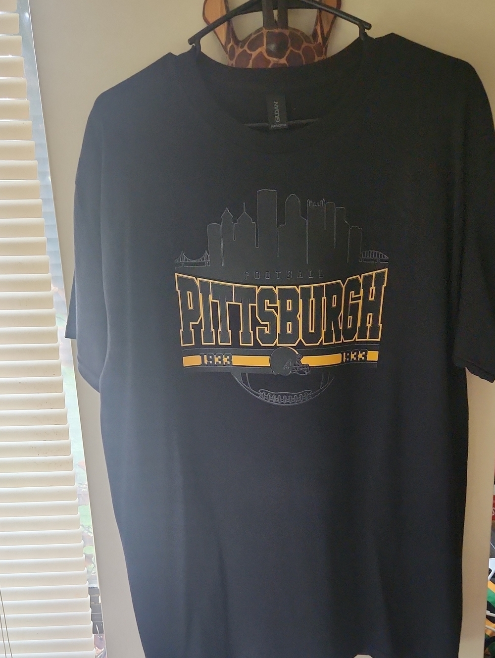 Pittsburgh Graphic Tee - Black with Gold Accent